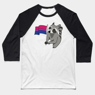 Bisexual Pride Racoon Baseball T-Shirt